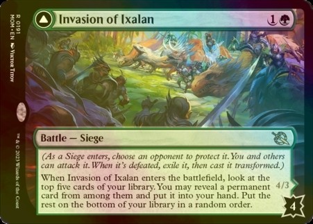 FOIL] イクサランへの侵攻/Invasion of Ixalan 【英語版】 [MOM-緑R